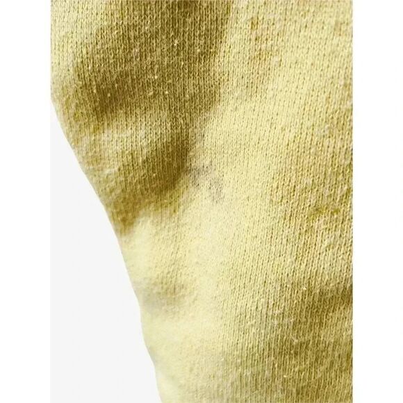 Warner Bros Looney Tunes Yellow Cropped Graphic Sweatshirt SZ M #1430 - Picture 3 of 8